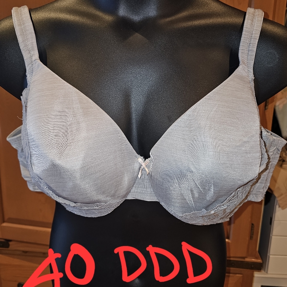 Elegant Gray Women's Bra 40DDD
